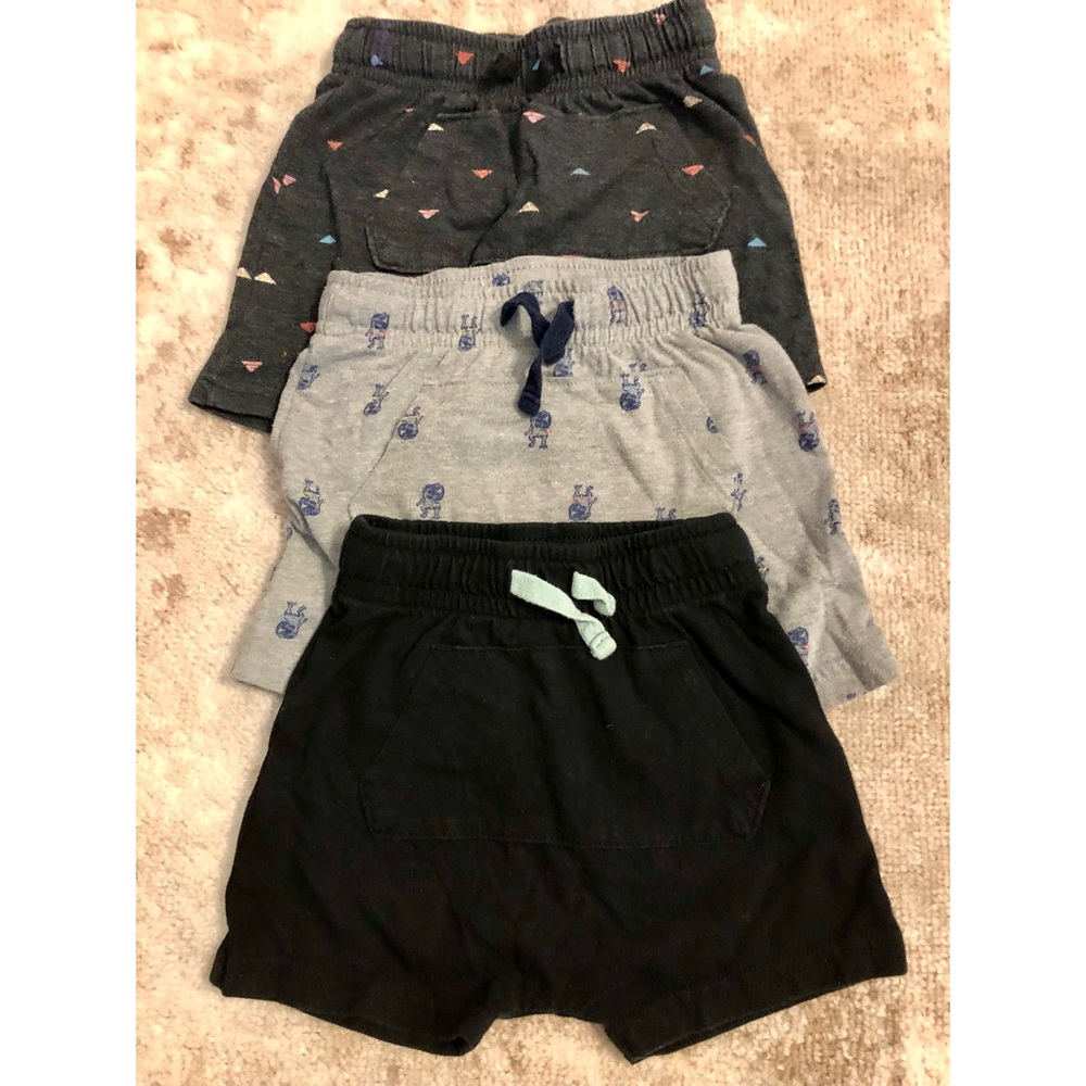 Set of 3 Cat and Jack boy shorts 2T